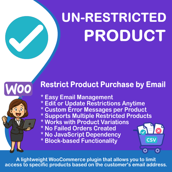 Non Restricted Product