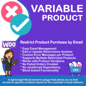 Variable Product Restriction